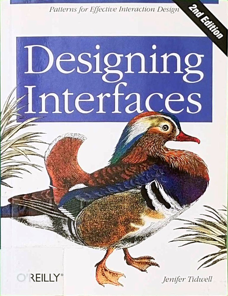 Designing Interfaces: Patterns for effective interaction design