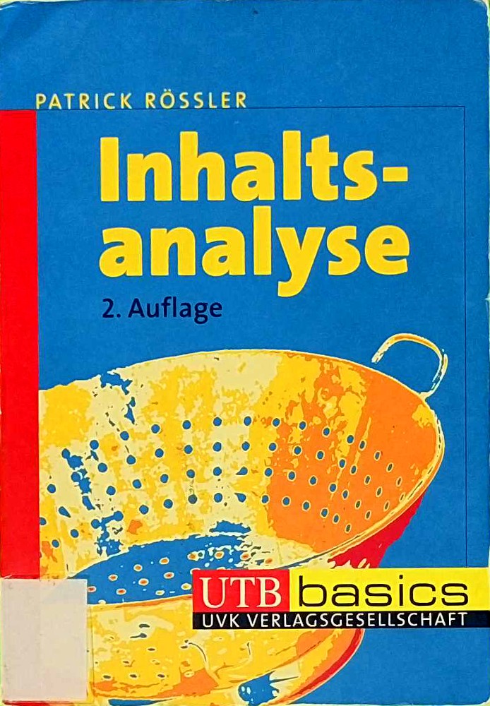 Inhaltsanalyse (UTB M: Uni-Taschenbücher)