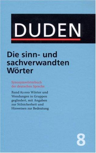 Duden: Die sinn- und sachverwandten Wörter