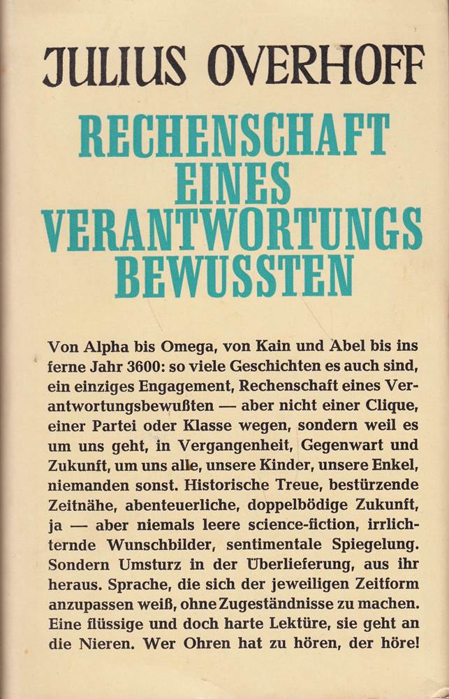 Rechenschaft eines Verantwortungsbewussten