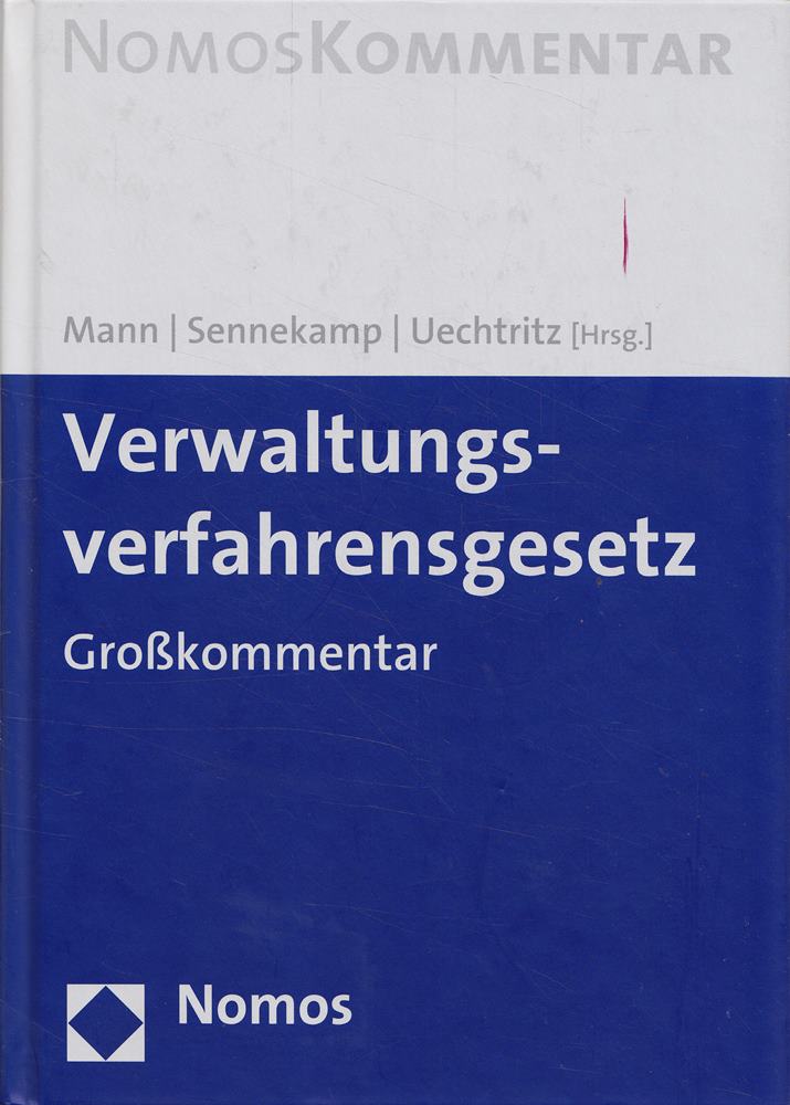 Verwaltungsverfahrensgesetz: Großkommentar