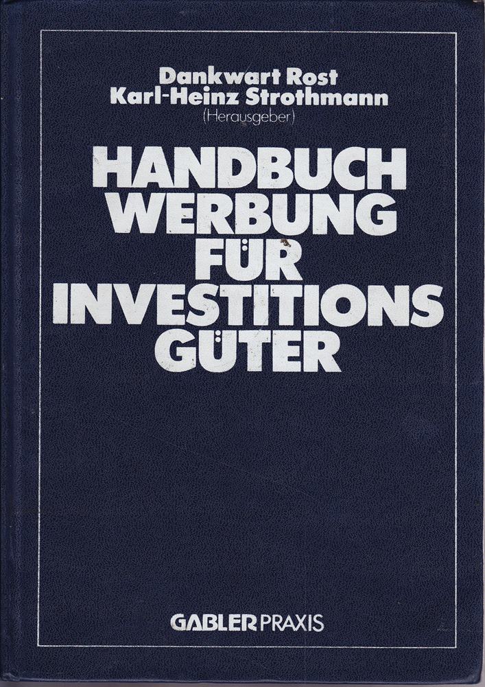 Handbuch Werbung für Investitionsgüter