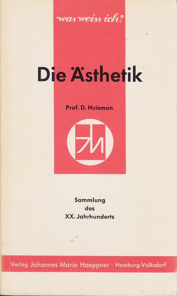 Die Ästhetik. Sammlung des XX. Jahrhunderts Nr. 17