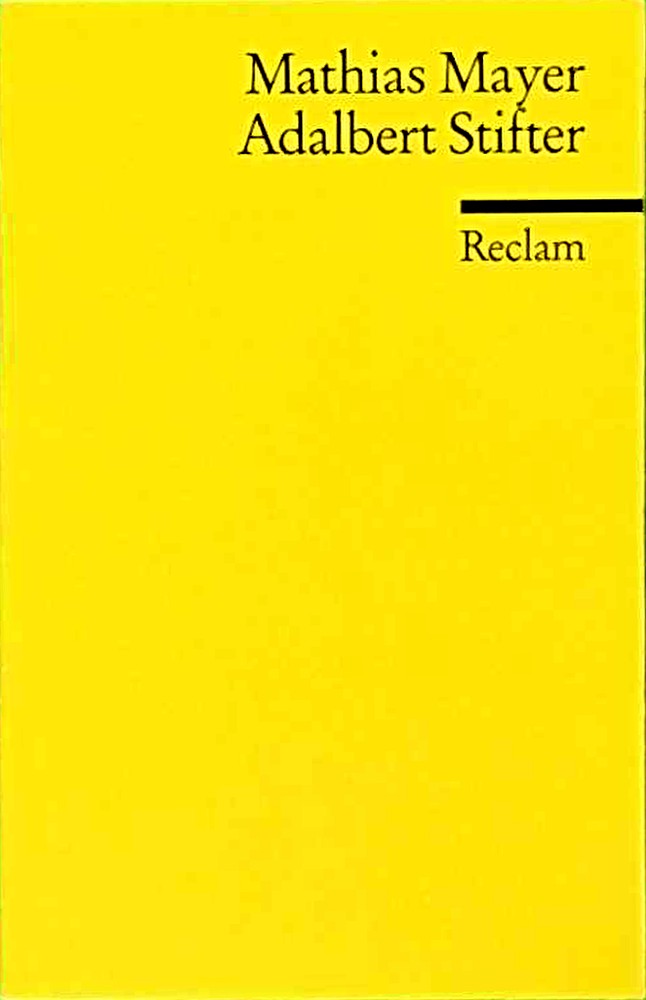 Adalbert Stifter. Erzählen als Erkennen (Reclams Universal-Bibliothek)