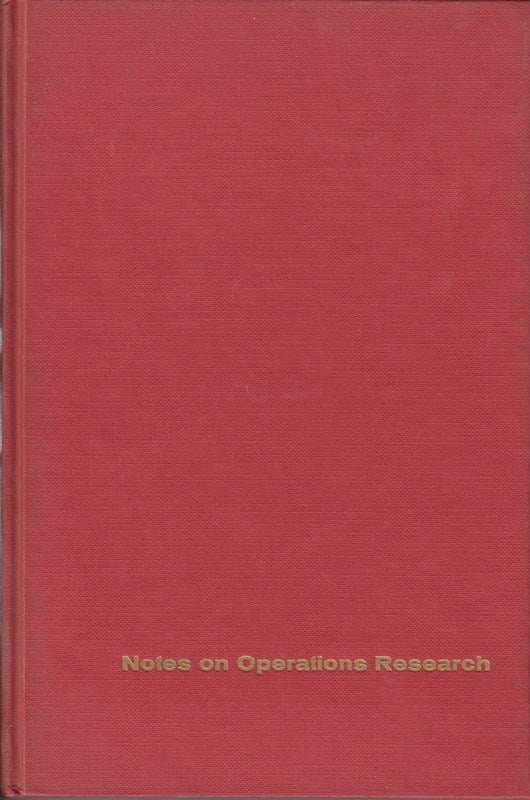 Notes on Operations Research