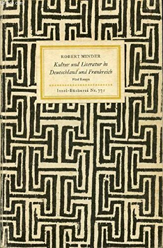 Kultur und literatur in Deutschland und Frankreich.
