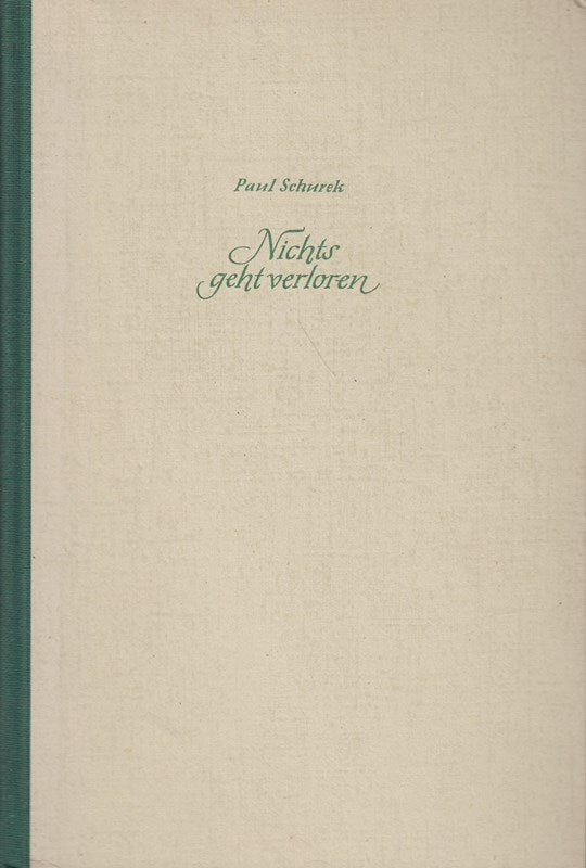 Nichts geht verloren
