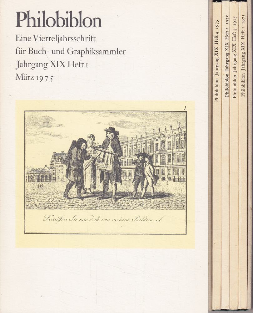 Phiobiblon - Eine Vierteljahresschrift Jahrgang XIX Heft 1-4 1975