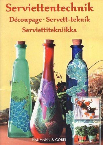 Découpage Serviettentechnik (4 - sprachig: d it fr nl)