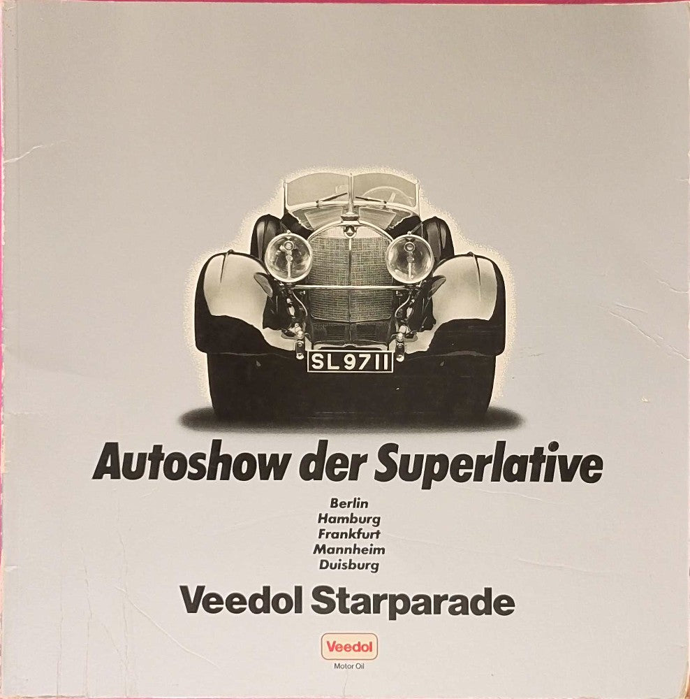 Autoshow der Superlative. Veedol Starparade: Berlin - Hamburg - Frankfurt - Mannheim - Duisburg.