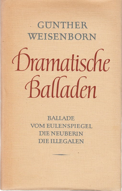 Dramatische Balladen
