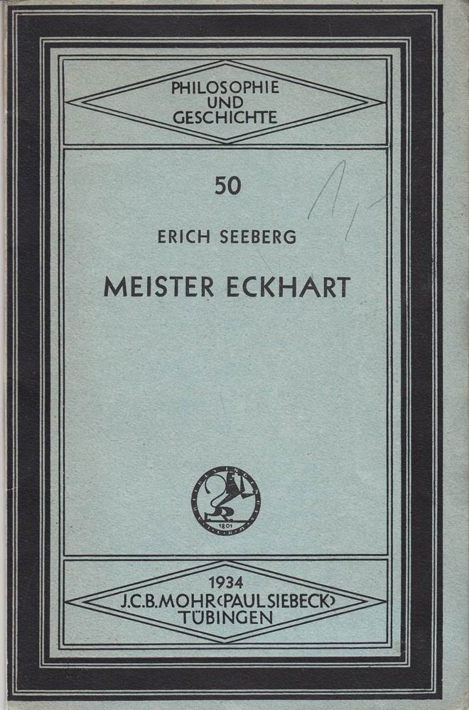 Meister Eckhart. Vortrag.