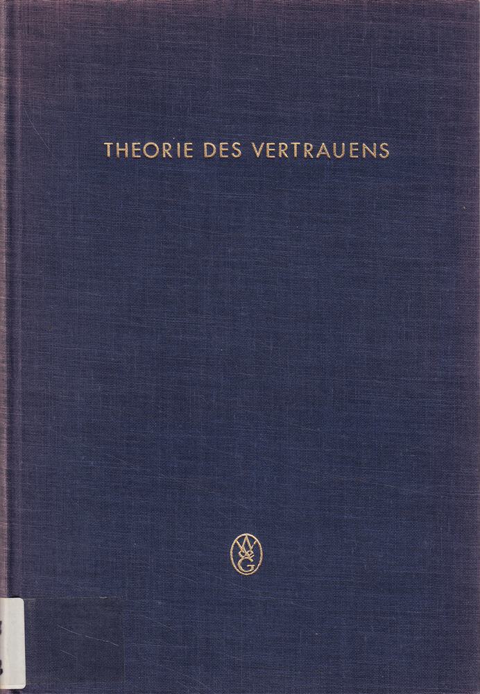 Theorie des Vertrauens