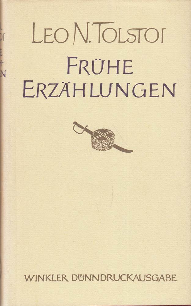 Frühe Erzählungen. Winkler - DÜNNDRUCKAUSGABE.