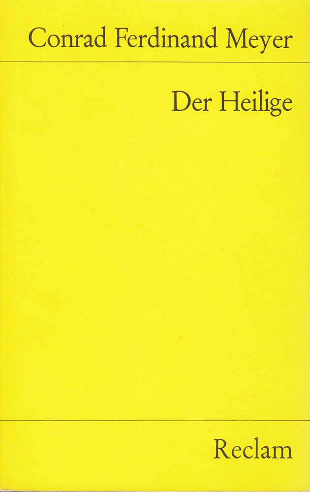 Der Heilige: Novelle (Reclams Universal-Bibliothek)