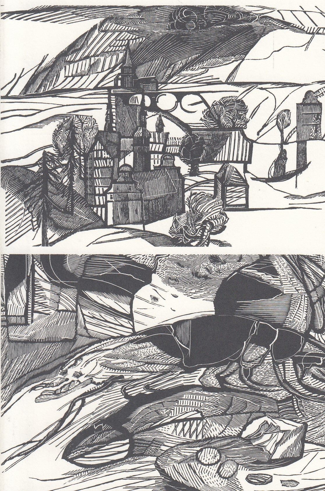 Einhundert Holzstiche. Cent gravures sur bois. One Hundred Wood Engravings