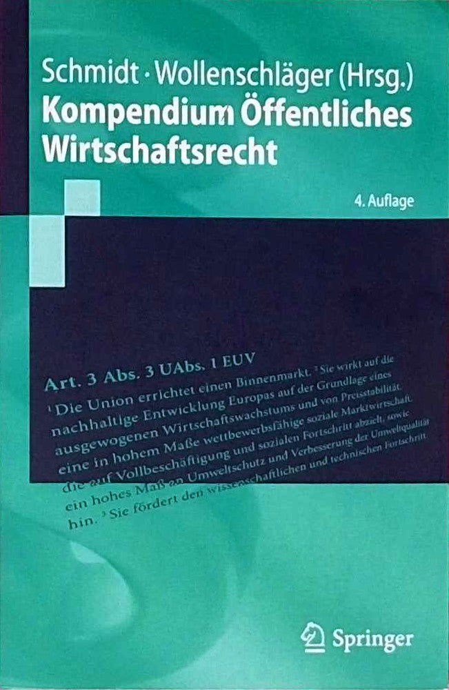 Kompendium Öffentliches Wirtschaftsrecht (Springer-Lehrbuch)