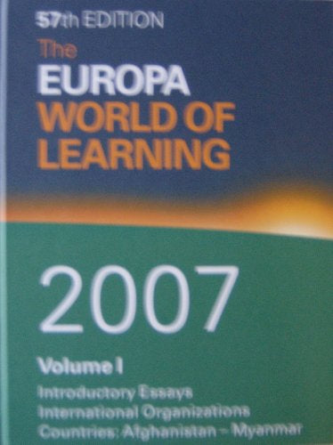 The Europa World of Learning 2007 (1)