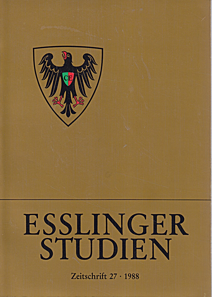 Esslinger Studien Zeitschrift 27/1988