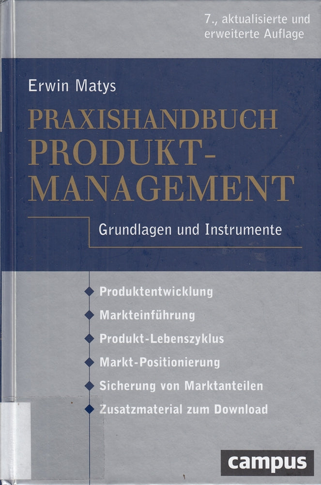 Praxishandbuch Produktmanagement: Grundlagen und Instrumente  plus E-Book inside (ePub  mobi oder pdf)
