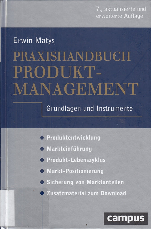 Praxishandbuch Produktmanagement: Grundlagen und Instrumente  plus E-Book inside (ePub  mobi oder pdf)