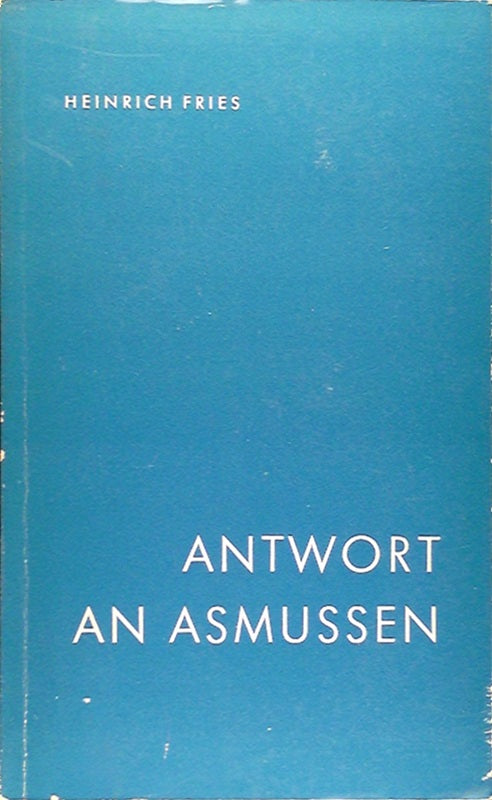 Antwort an Asmussen