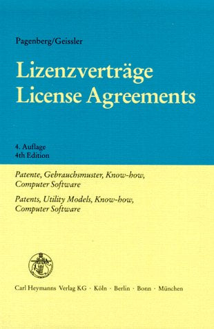 Lizenzverträge. License Agreements