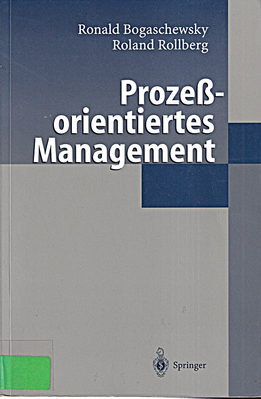 Prozeßorientiertes Management