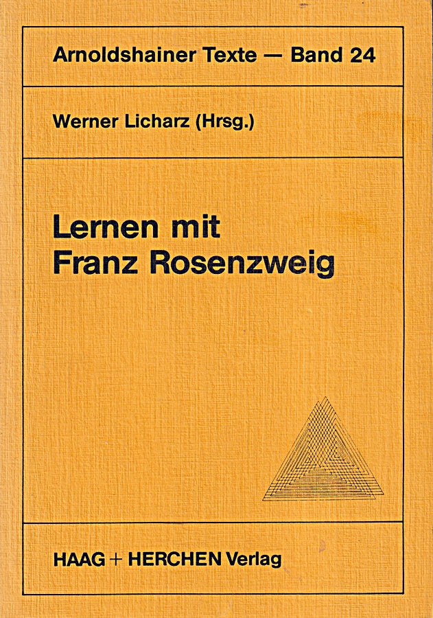 Lernen mit Franz Rosenzweig