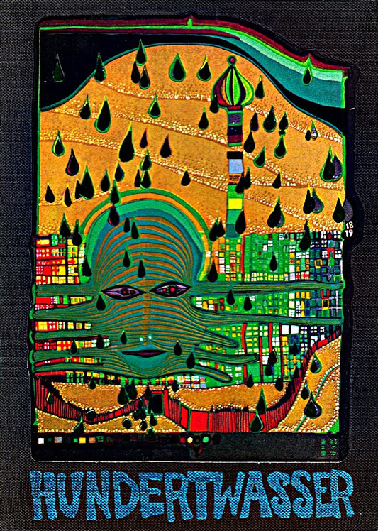 Newzealand 1973. erschienen zu Hundertwassers Ausstellungen in Neuseeland und Australien 1973-74 [City of Auckland Art Gallery].