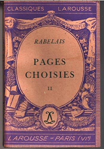 Pages choisies  II