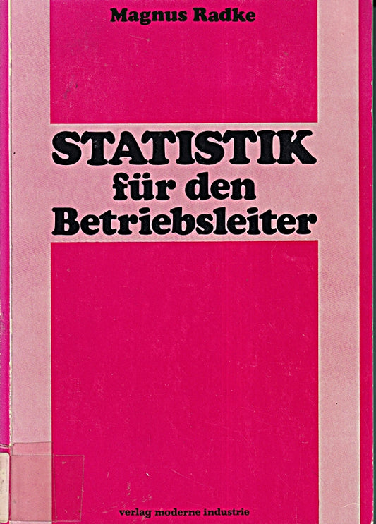 Statistik für den Betriebsleiter
