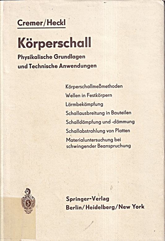 Körperschall: Physikalische Grundlagen und technische Anwendungen