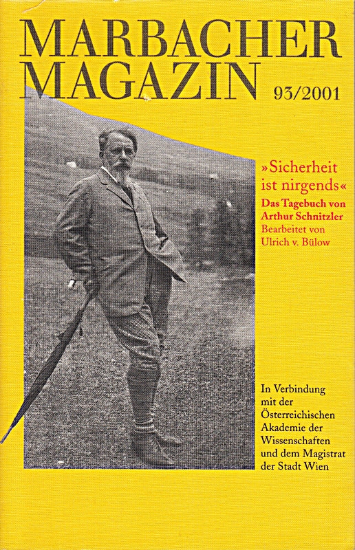 Marbacher Magazin Heft 93/2001  \