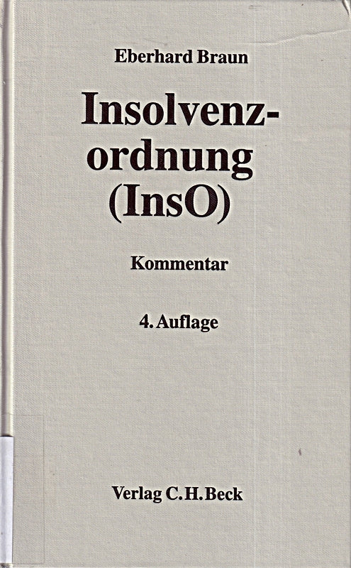Insolvenzordnung (InsO) (Grauer Kommentar)