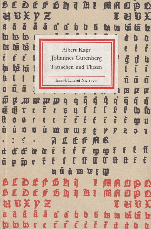Johannes Gutenberg.