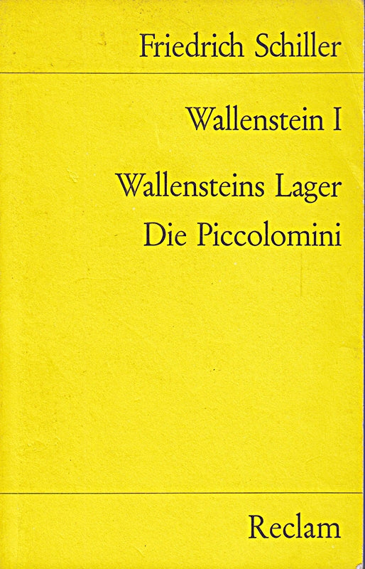 Reclam Universal-Bibliothek  Nr.41  Wallenstein I.