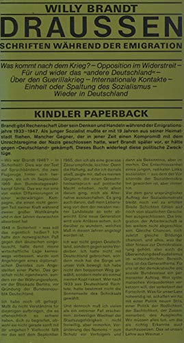Draussen. Schriften während der Emigration. Hrsg. v. Günter Struve.