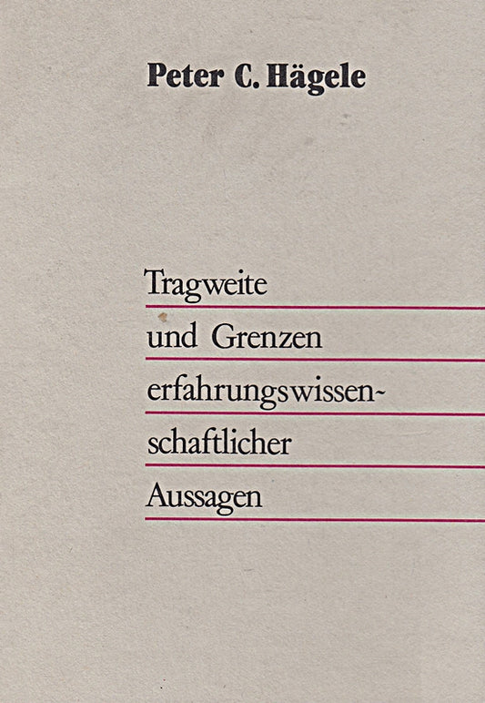 Tragweite und Grenzen erfahrungswissenschaftlicher Aussagen. Ein Physiker spricht über Gott.