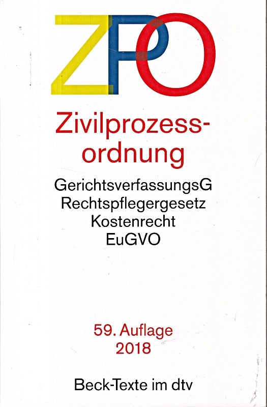 Zivilprozessordnung ZPO