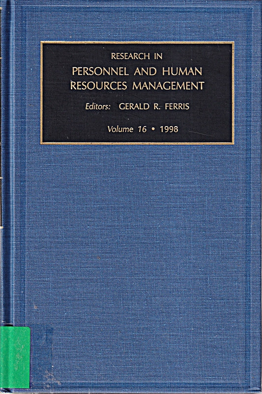 Research in Personnel and Human Resources Management