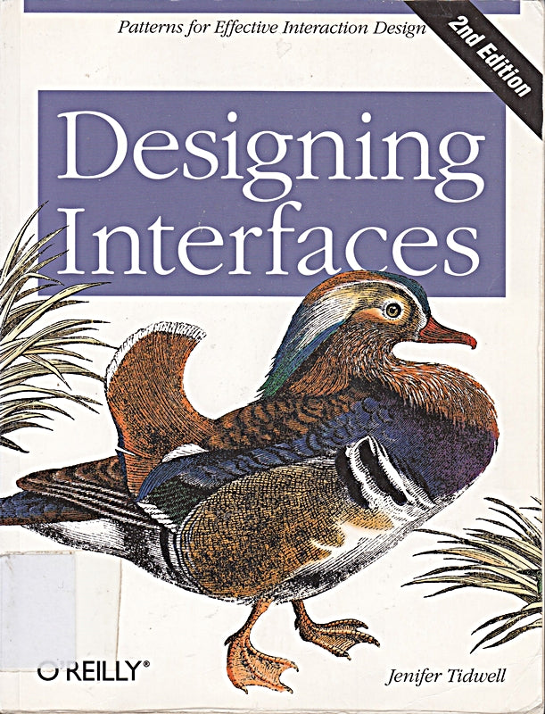 Designing Interfaces: Patterns for effective interaction design