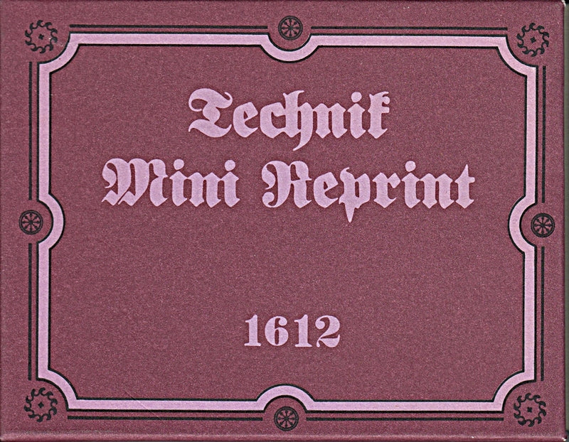 Theatri machinarum . Technik Mini Reprint 1612 .