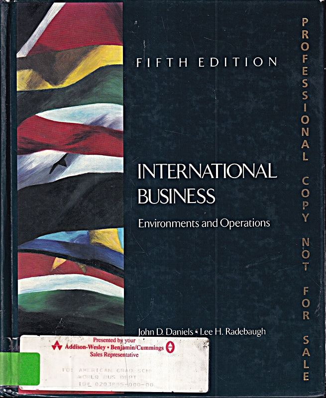 International Business: Environments and Operations