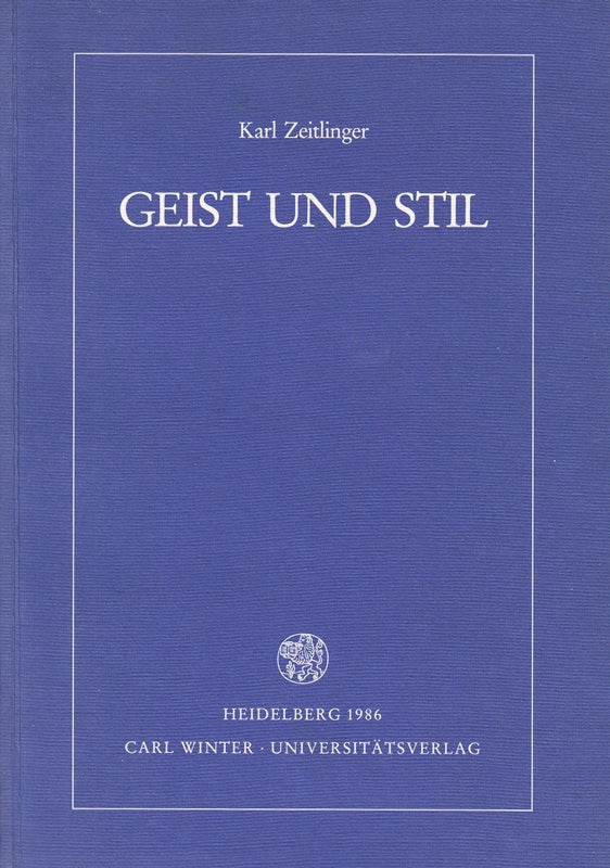 geist und stil