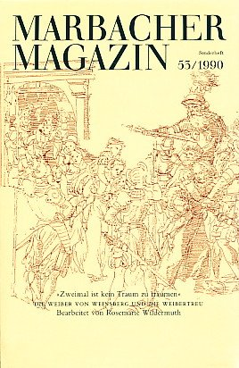 Marbacher Magazin 53/1990: 'Zweimal ist kein Traum zu träumen'.