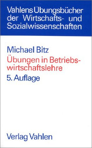Übungen in Betriebswirtschaftslehre