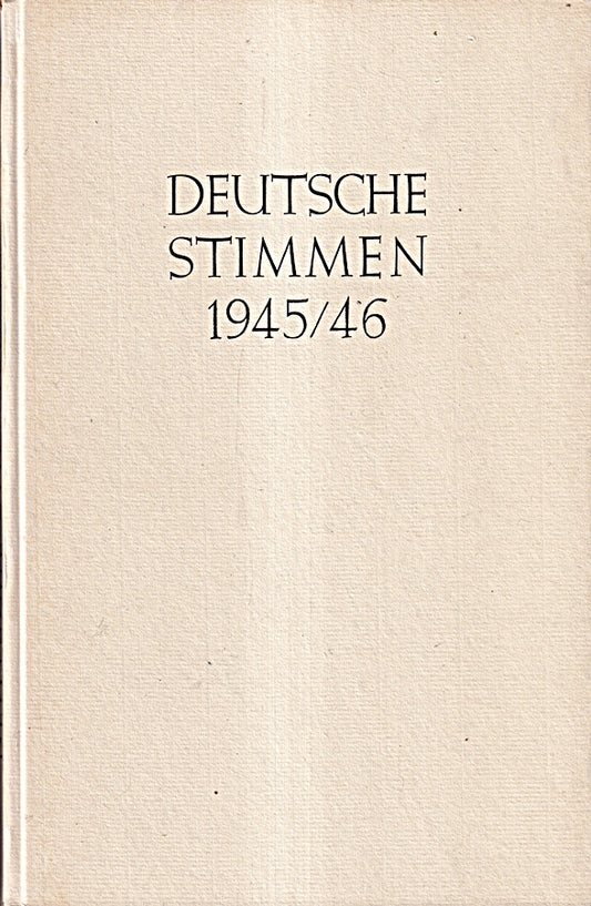 Deutsche Stimmen 1945/46