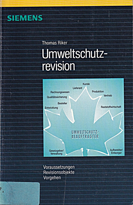 Umweltschutzrevision Voraussetzungen - Revisionsobjekte - Vorgehen