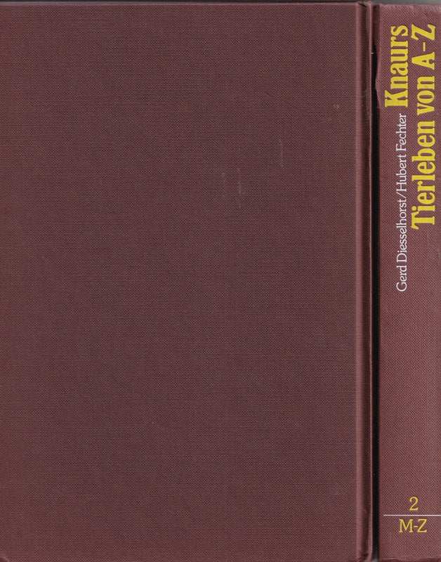 Knaurs Tierleben von A-Z Band 1 und 2.